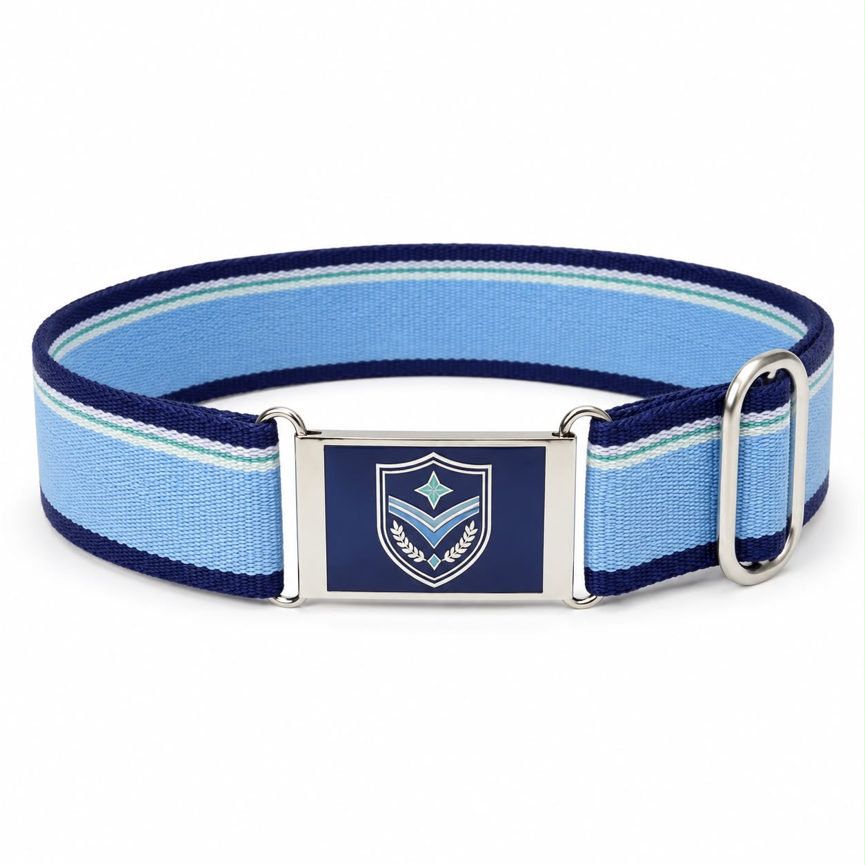 Gold Buckle School Crest Belt