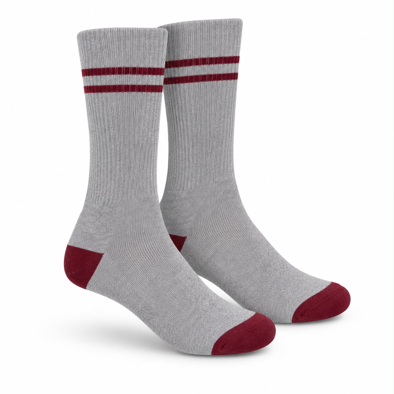 Dark Navy Ribbed Cotton Socks