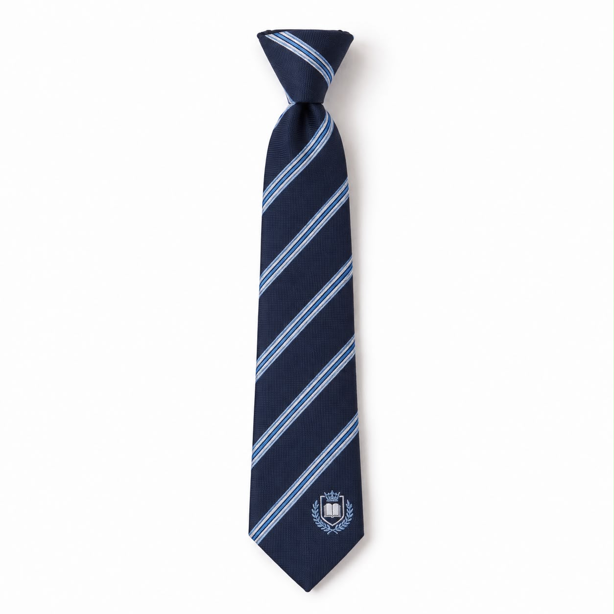 Red & Navy House Crest Tie